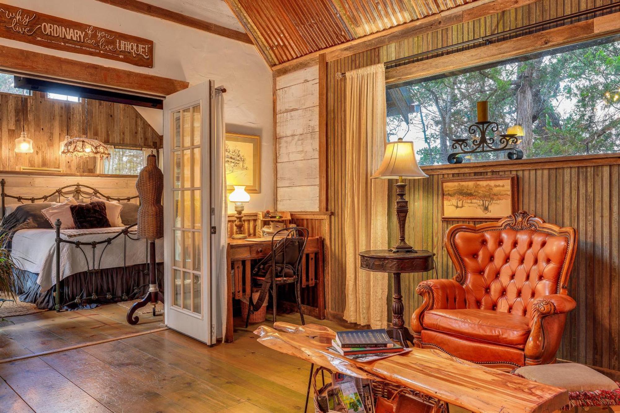 Pet-Friendly Wimberley Cabin With Fire Pit And Hot Tub Esterno foto